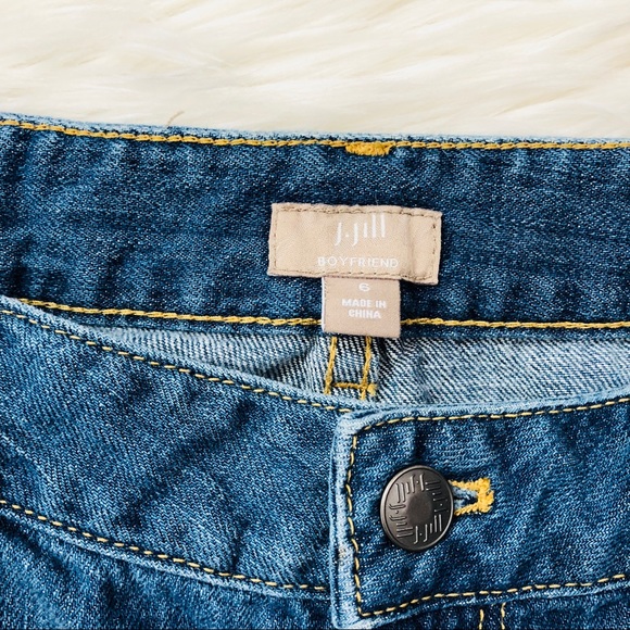 J.Jill  Light Wash Boyfriend Jeans Denim Pants - Picture 6 of 8